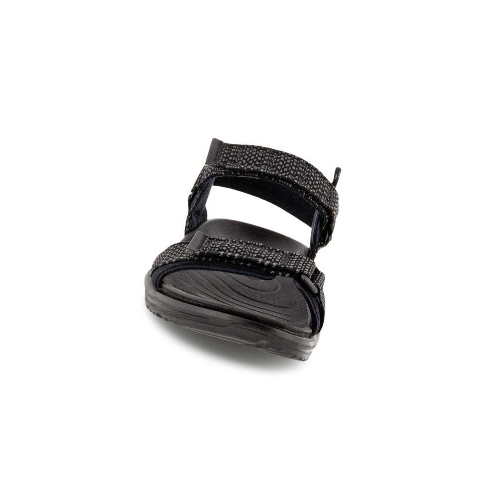 Men's Ecco X-trinsic 3s Waters Sandals Black | USA 591ZUT